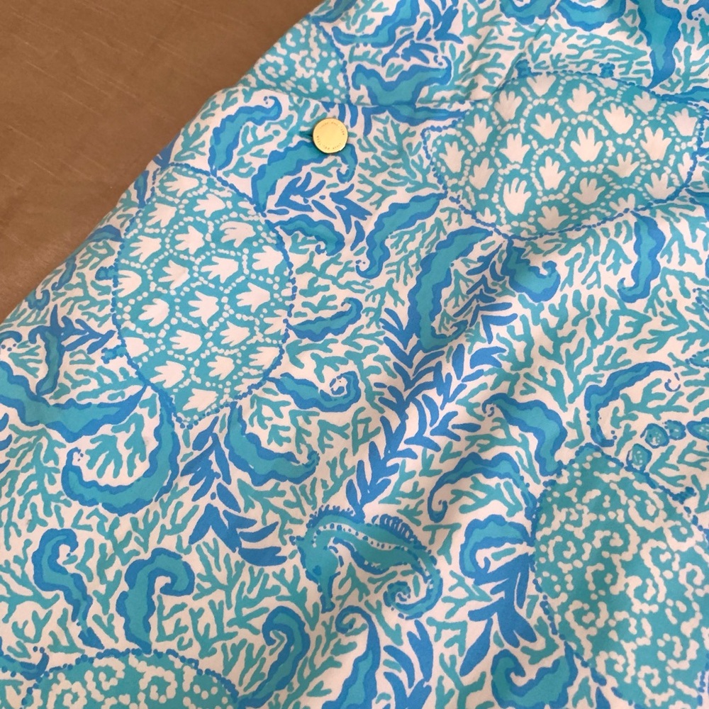 Lilly Pulitzer The Lilly Shift Dress *Goombay Grooves* Resort White - Picture 7 of 15